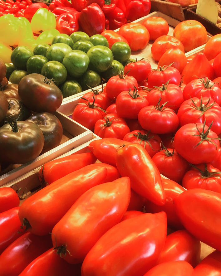 Never far away from delicious produce